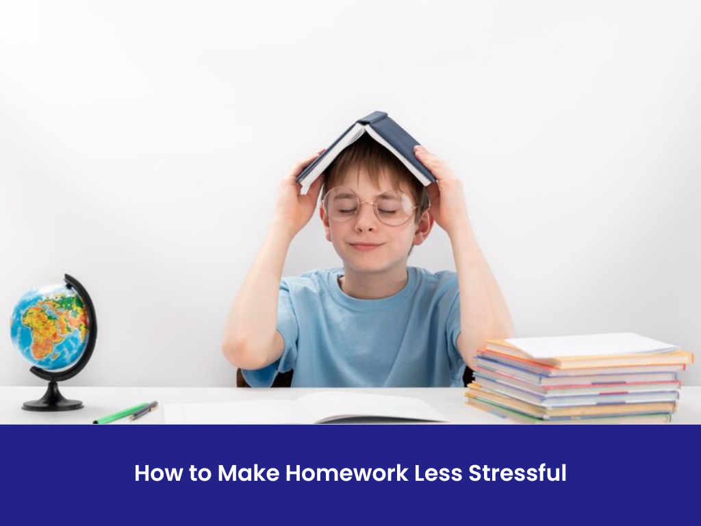 student stressed out due to homework