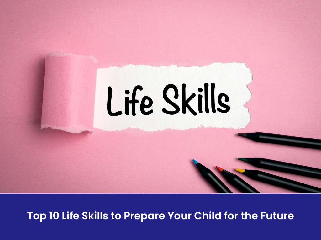 a torn paper highlighting life skills